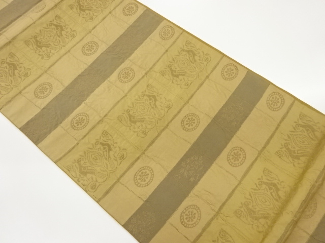 JAPANESE FUKURO OBI / MATELASSE / WOVEN BIRDS